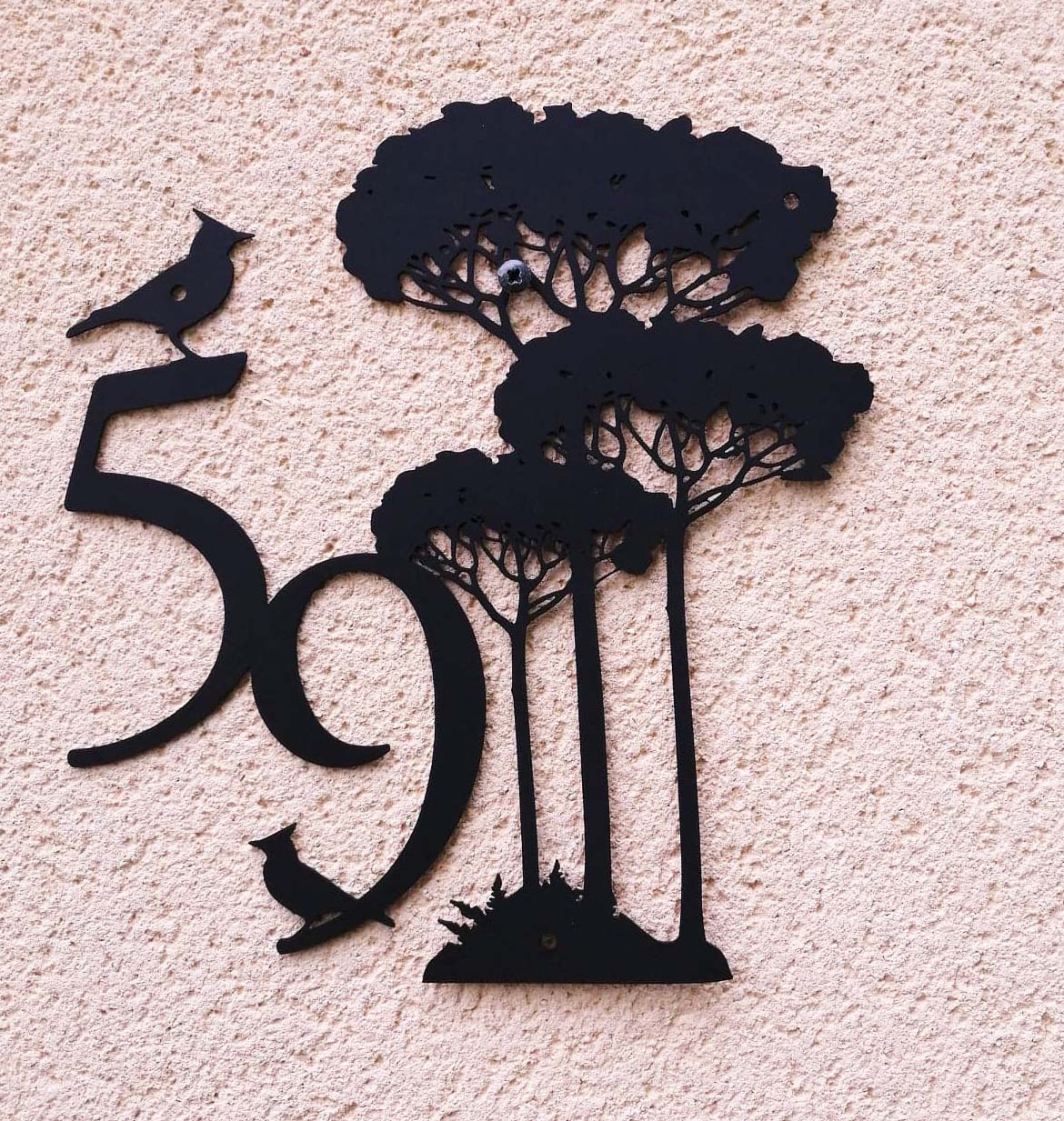 numéro de maison personnalisé en inox - Plaque.Boutique