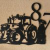 Plaque inox noir – Image 3