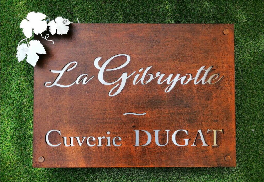 plaque professionnelle rouille
